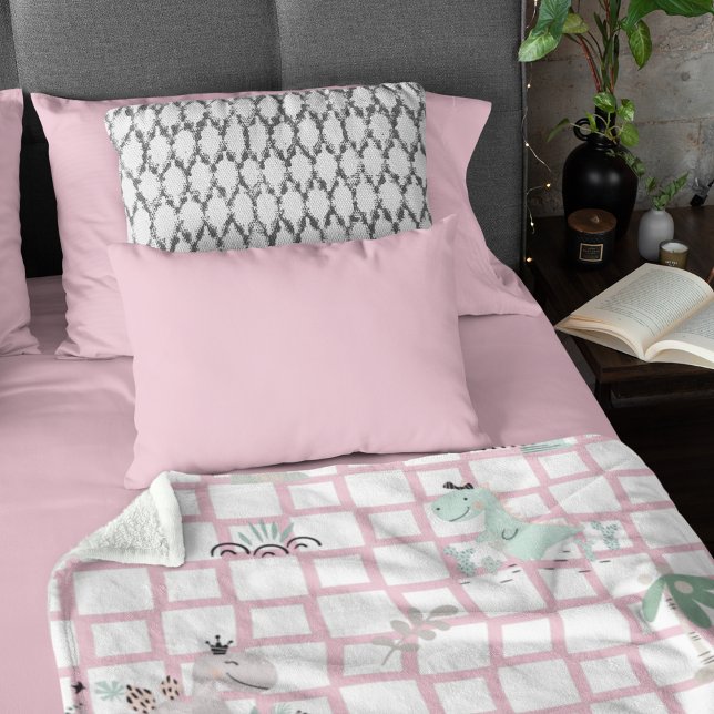 Dinosaur Simple Scandinavian Child Design  Fleece Blanket (Dinosaur Simple Scandinavian Child Design Fleece Blanket)