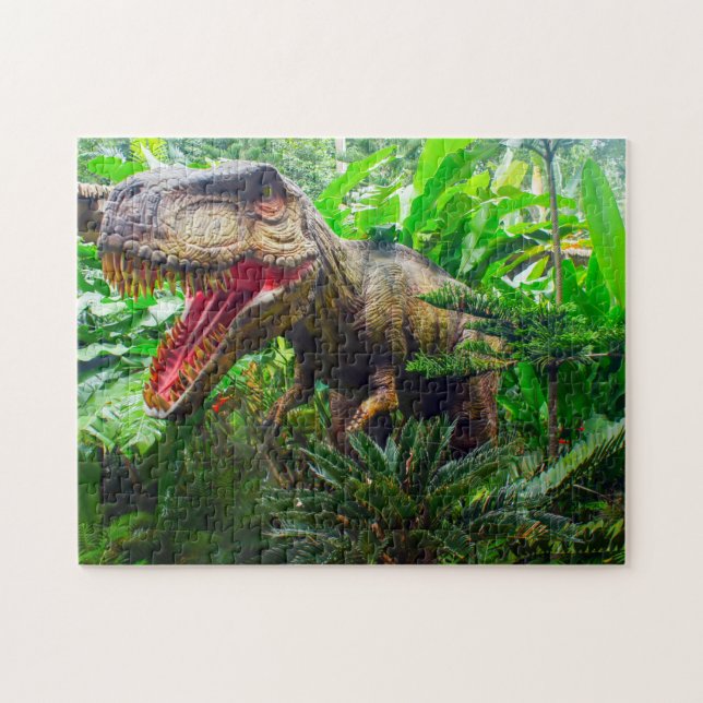 Dinosaur Singapore Zoo. Jigsaw Puzzle (Horizontal)