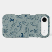 Dinosaur Sketch Pattern iPod Touch (5th Generation) Cover (Back (Horizontal))