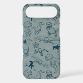 Dinosaur Sketch Pattern iPod Touch (5th Generation) Cover (Back)