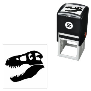 Dinosaur Skull T. rex Self-inking Stamp