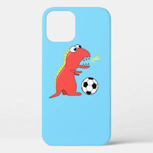 Dinosaur Soccer Sporty Kids iPhone 12 Pro Case