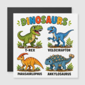 Dinosaur Species Learning for Kids (Front/Back)