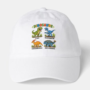 Dinosaur Species Learning for Kids Hat