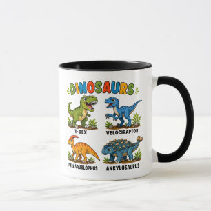 Dinosaur Species Learning for Kids Mug