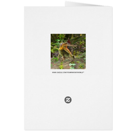 Dinosaur Spinosaurus (Back)