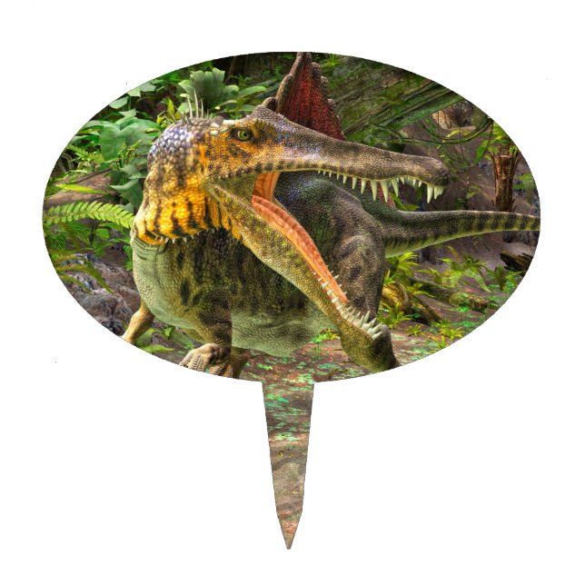 Dinosaur Spinosaurus Cake Topper (Front)