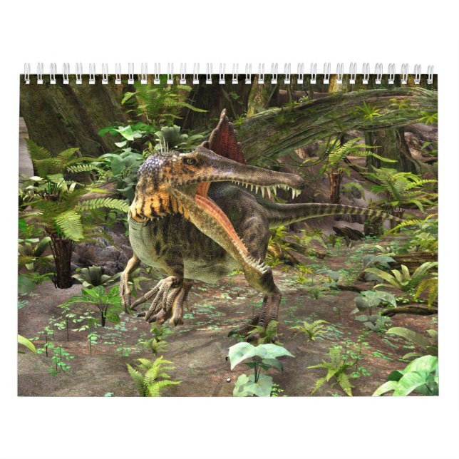 Dinosaur Spinosaurus Calendar (Cover)
