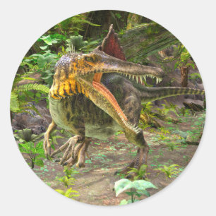 Dinosaur Spinosaurus Classic Round Sticker