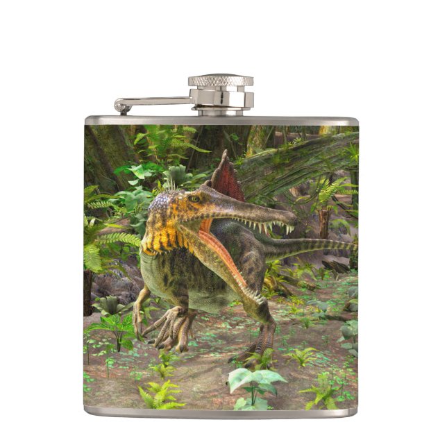 Dinosaur Spinosaurus Flask (Front)