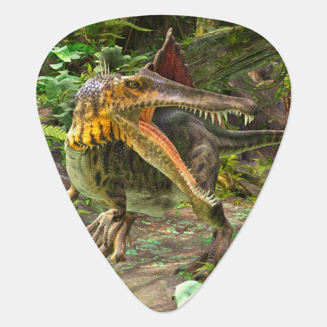 Dinosaur Spinosaurus Guitar Pick (Front)
