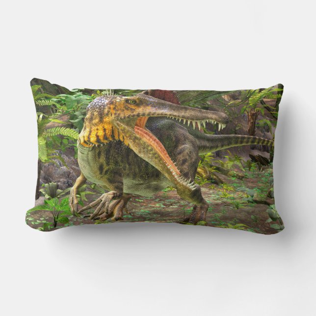 Dinosaur Spinosaurus Lumbar Pillow (Front)