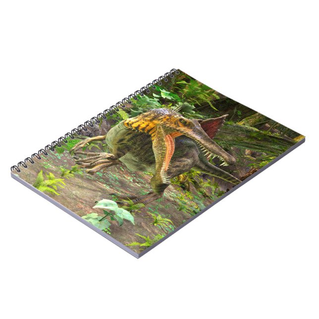 Dinosaur Spinosaurus Notebook (Left Side)