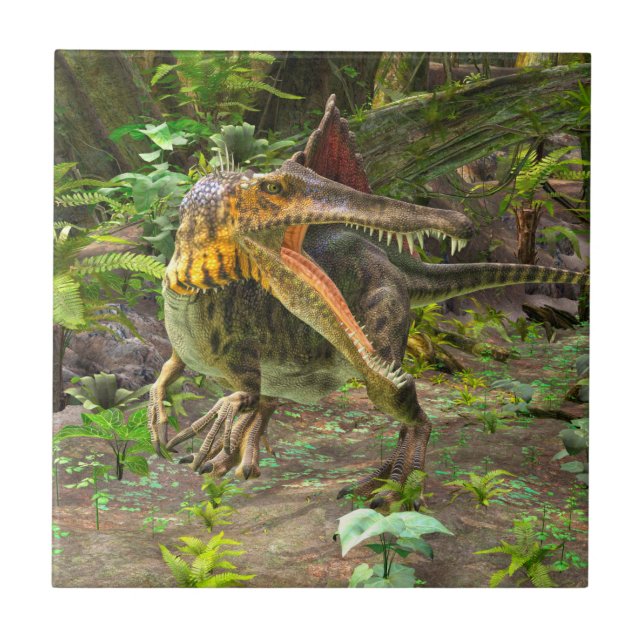 Dinosaur Spinosaurus Tile (Front)