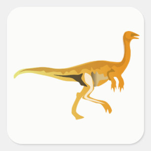Dinosaur Square Sticker