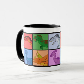 Dinosaur Squares Mug