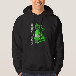 Dinosaur St Patricks Day Green Beer St Paddy Sauru Hoodie