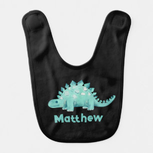 Dinosaur Stegosaurus Baby Bib