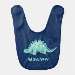 Dinosaur Stegosaurus Baby Bib