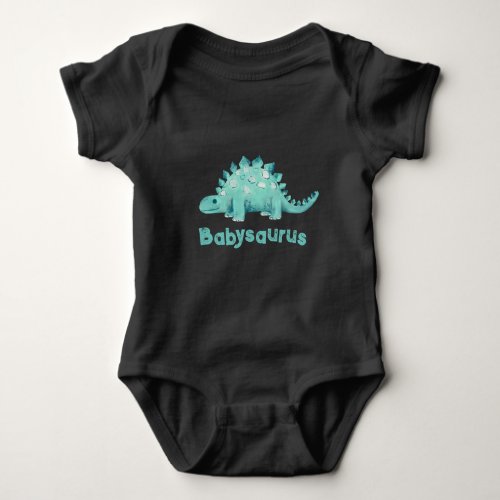 Dinosaur Stegosaurus Baby Bodysuit