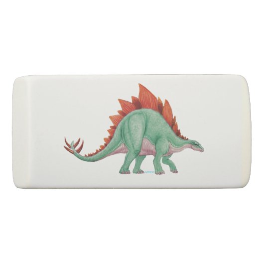 Dinosaur Stegosaurus eraser (Back)