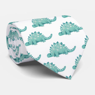 Dinosaur Stegosaurus Pattern Neck Tie