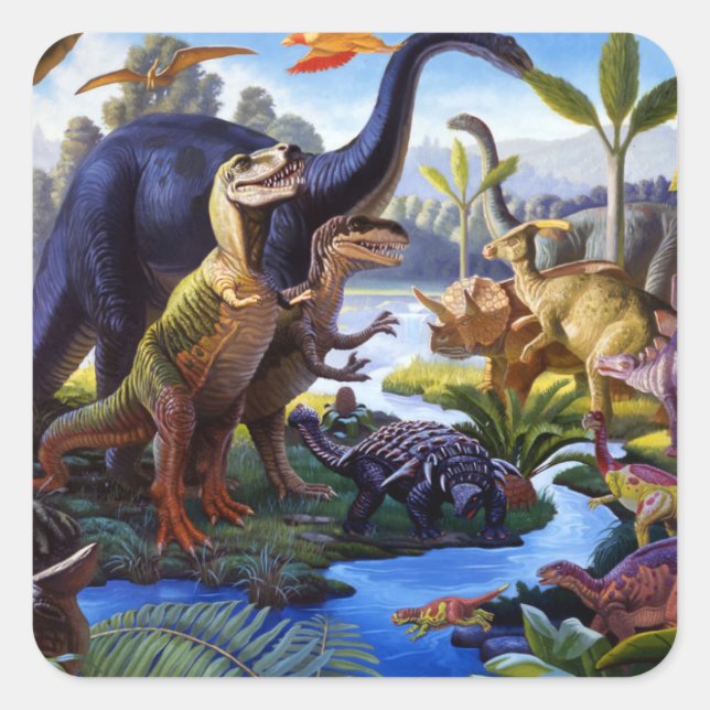 Dinosaur Sticker (Front)
