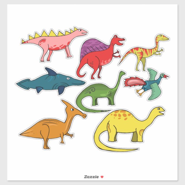 Dinosaur Sticker (Sheet)