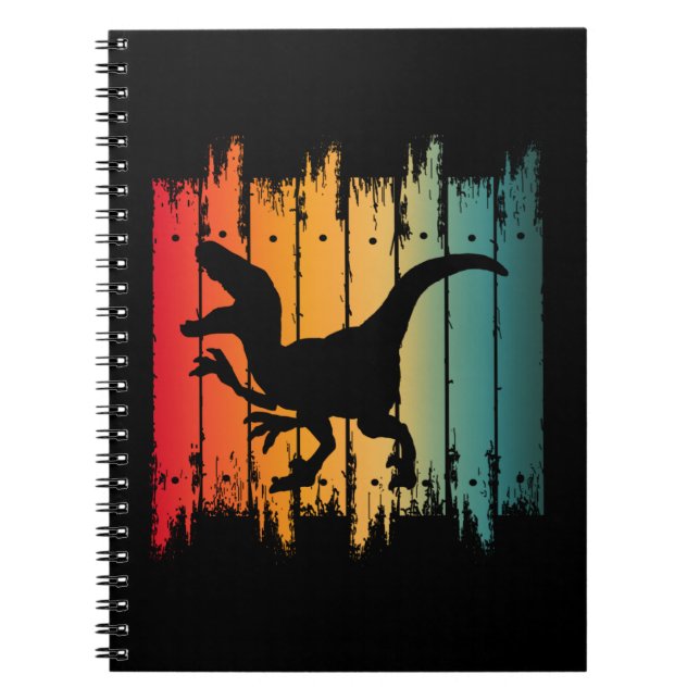 DINOSAUR SUNSET 2 NOTEBOOK (Front)