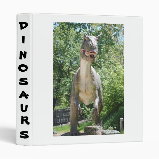 Dinosaur T-Rex Binder (Front/Spine)