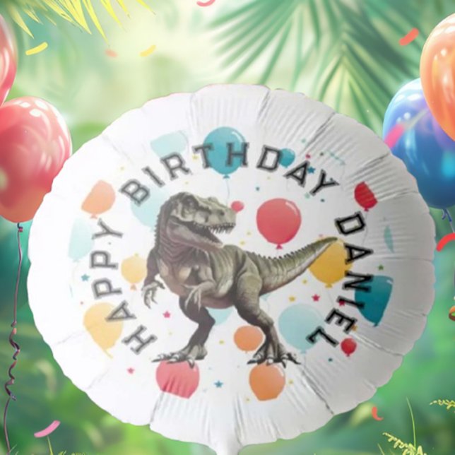 Dinosaur   T=REX  BIRTHDAY Balloon (Dino-Mite Birthday Party!)