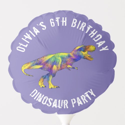 Dinosaur T Rex Birthday Party Balloon