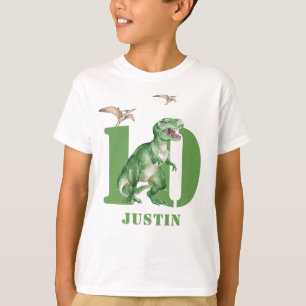 Dinosaur T Rex Birthday T-Shirt