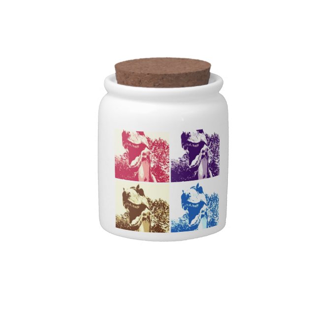 Dinosaur T-Rex Candy Jar (Front)
