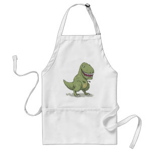 Dinosaur T Rex Cartoon Adult Apron