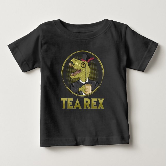 Dinosaur T-Rex Cute Animal Gag Baby T-Shirt (Front)