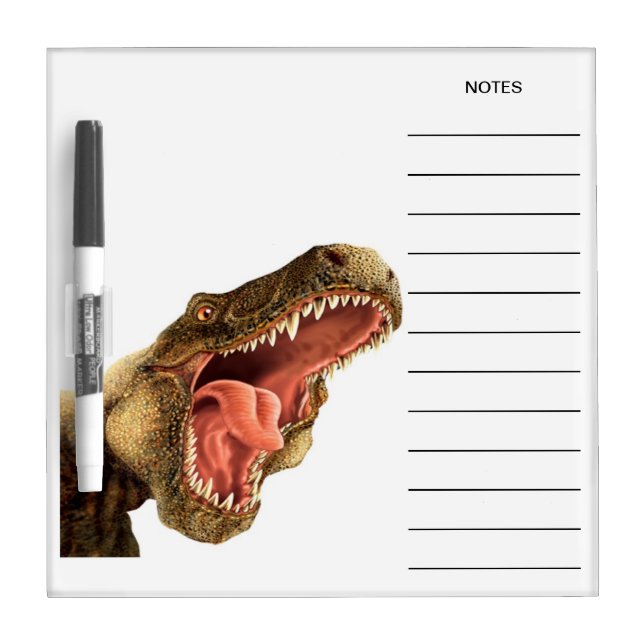 Dinosaur T-REX Dry Erase board (Front)