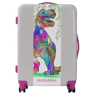 Dinosaur T Rex Girls Name Luggage