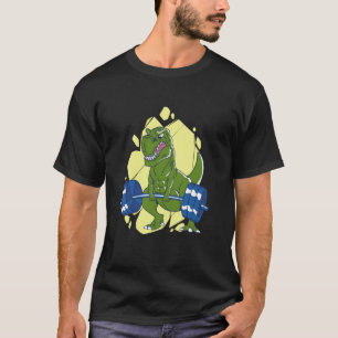 Dinosaur T-Rex Hates Burpees Fitness Gym Workout T-Shirt