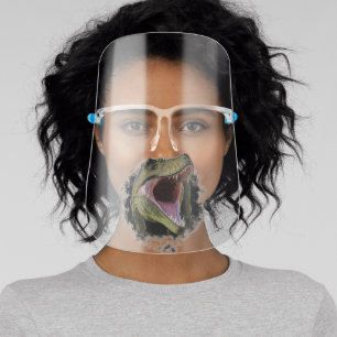 Dinosaur T-Rex Hole Fun Tyrannosaurs Face Shield
