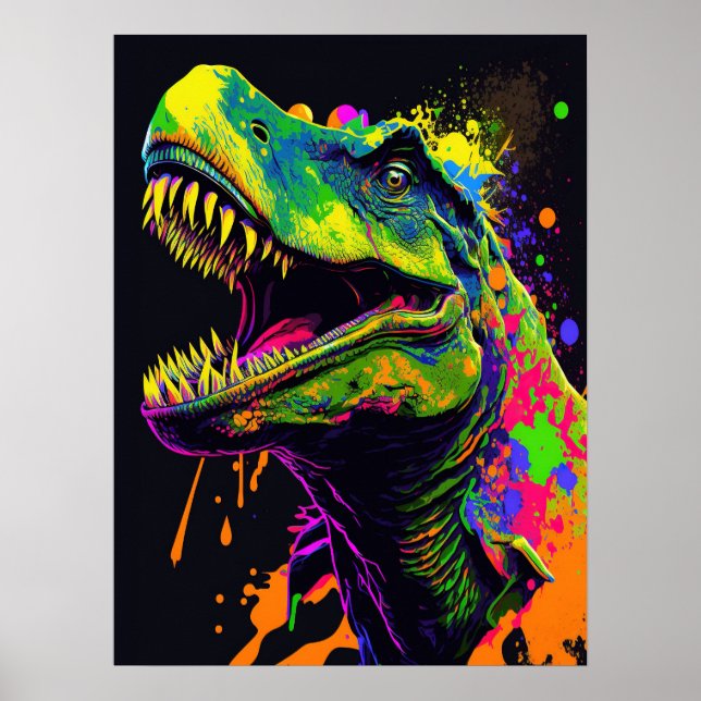 Dinosaur T Rex kids Poster (Front)