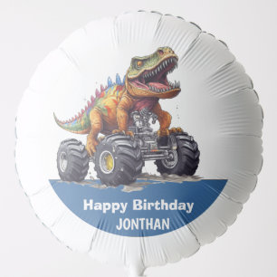 Dinosaur T-Rex Monster Truck theme Balloon