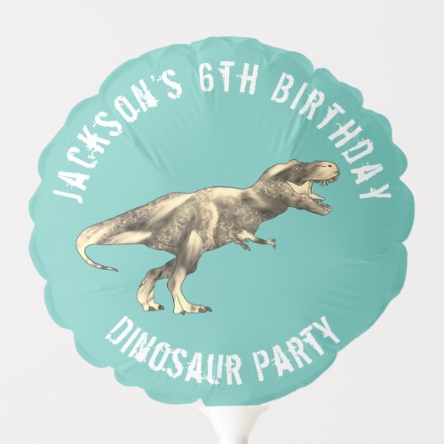 Dinosaur T Rex Roar Birthday Party Balloon