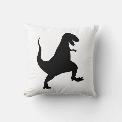 Dinosaur T_Rex Throw Pillow
