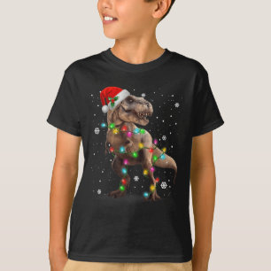 Dinosaur T-rex Tree Christmas Xmas Pet Dino Trex T-Shirt