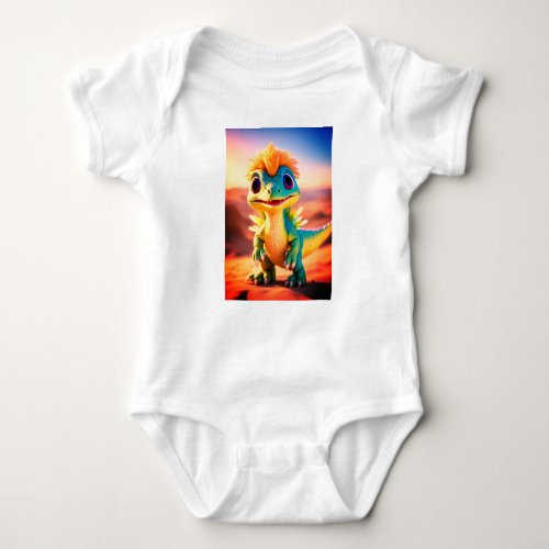 Dinosaur t_shirt collection baby bodysuit