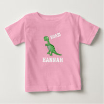 Dinosaur T-shirt T-Rex Girls Like Dinosaurs Too!