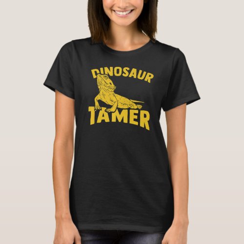 Dinosaur Tamer Bearded Dragon Lizard  Reptile T_Shirt