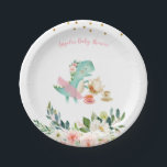 Dinosaur Tea Party Birthday Baby Shower Paper Plates<br><div class="desc">Dinosaur Tea Party Birthday Baby Shower Paper Plates</div>