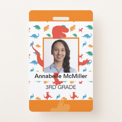 Dinosaur Teacher Professor Badge